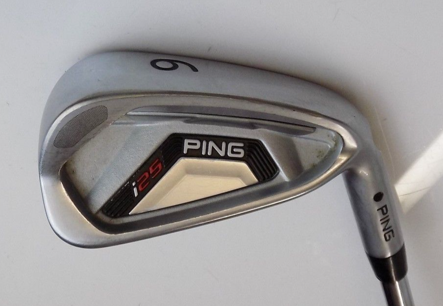 Ping i25 Black Dot 6 Iron Ping CFS Stiff Flex Steel Shaft Lamkin Grip