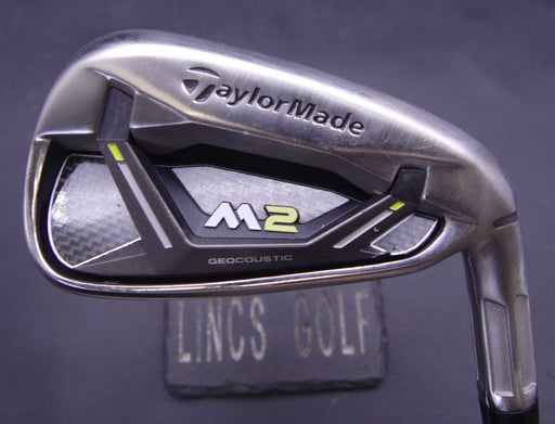 TaylorMade M2 2017 7 Iron Stiff Graphite Shaft Black Grip