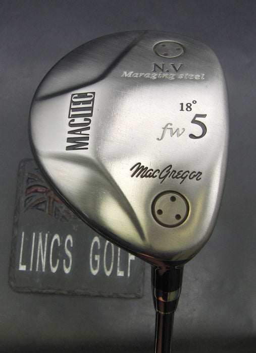 MacGregor Mactec NV Maraging 18° 5 Wood Stiff Graphite Shaft Mactec Grip