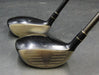 Set of 2 Bridgestone Tour Stage ViQ 15° 3 & 19° 5 Woods Stiff Graphite Shafts