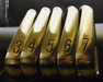 Set of 5 x Dunlop Newbreed Compe Model Irons 3-7 Stiff Graphite Shafts