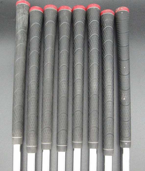 Set of 8x TaylorMade Burner Japanese Model Irons 4-PW+AW Stiff Steel Shafts*