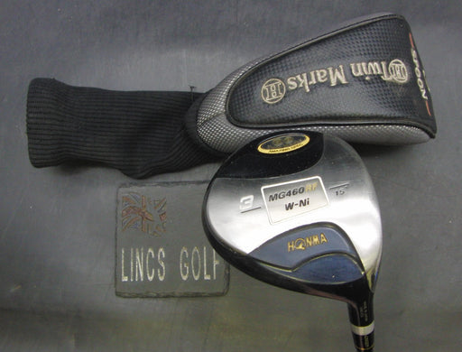 Honma Twin Marks MG460 W-Ni 15° 3 Wood Regular Graphite Shaft Honma Grip + HC