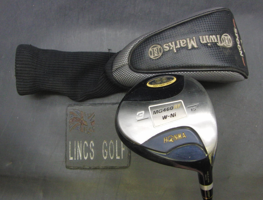 Honma Twin Marks MG460 W-Ni 15° 3 Wood Regular Graphite Shaft Honma Grip + HC