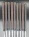Set of 9x George Nicoll Concorde Irons 3-11 Regular Steel Shafts GolfPride Grips