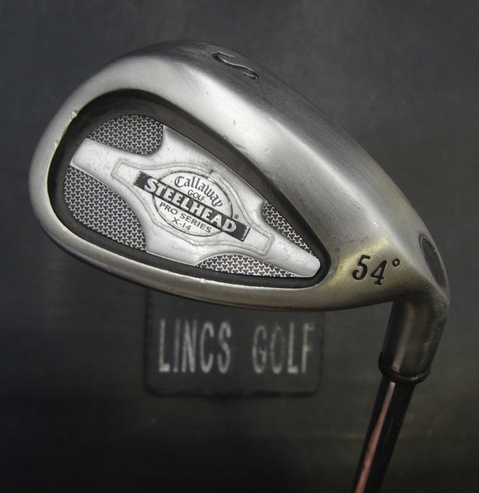 Callaway Steelhead Pro Series X-14 54° Sand Wedge Stiff Steel Shaft Royal Grip