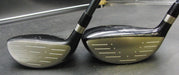 Set of 2 Mizuno Zephyr Metal UT 16° 3 +19° 5 Woods Regular Graphite Shafts