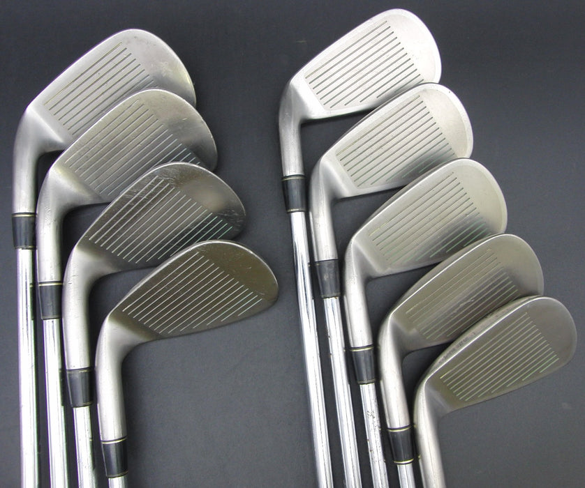 Set of 9x Bridgestone Tourstage ViQ 4-SW + AW Irons Stiff Steel Shafts