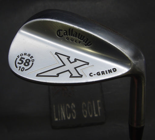Callaway X C-Grind Forged 58° Sand Wedge Stiff Steel Shaft Royal Grip