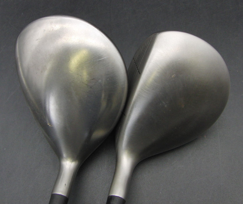 Set of 2 Wilson 1200 Gear Effect Driver + 3 Wood Regular Steel Shafts