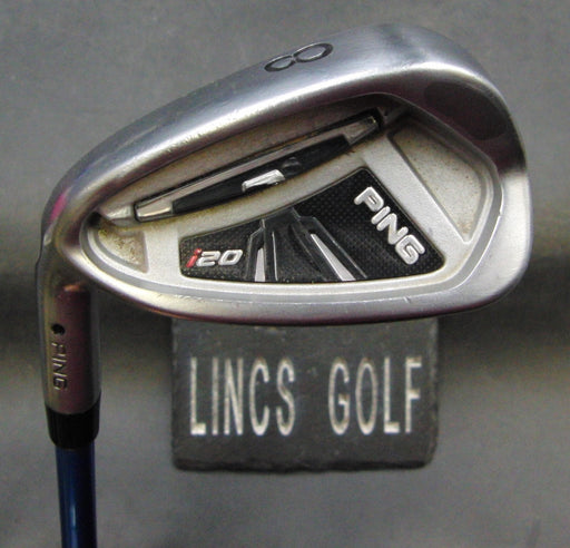 Left-Handed Ping i20 Black Dot 8 Iron Regular Graphite Shaft Golf Pride Grip