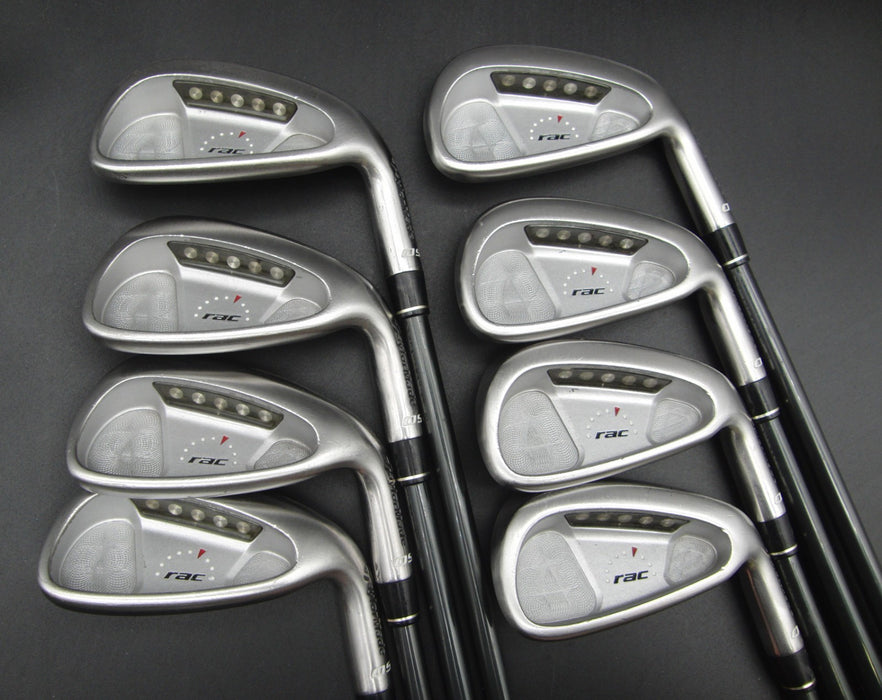 Set of 8x TaylorMade rac OS Irons 3-PW Regular Graphite Shafts Red Grips*
