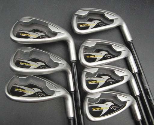 Set of 7x Callaway WarBird Irons 5-SW Regular Graphite Shafts Callaway Grips*