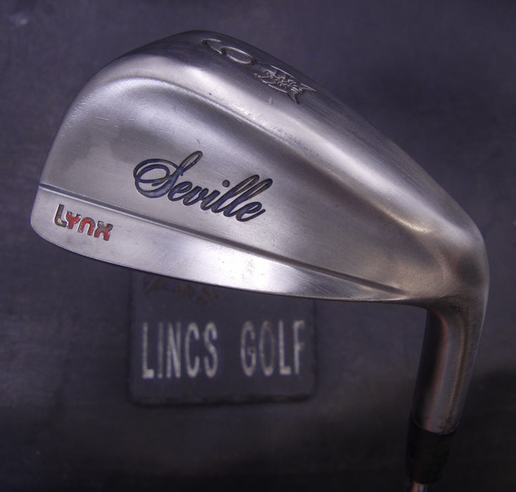 Lynx Seville 9 Iron Regular Steel Shaft Lynx Grip