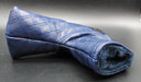 PSYKO GOLF Croc-Effect/Quilted Genuine Leather Putter Embossed Logo Head Cover