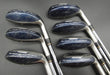 Set of 7x Spalding High Ball Irons 4-PW Stiff Steel Shafts Spalding Grips*