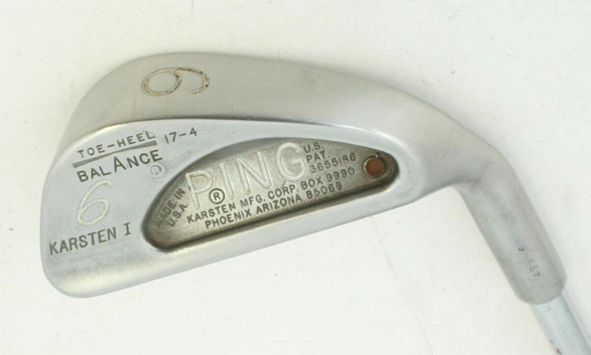 Ping Karsten I Brown Dot 6 Iron Ping Regular Steel Shaft Ping Grip