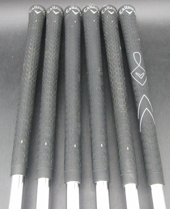Set of 6x Callaway WarBird 6-SW Irons Uniflex Steel Shafts Callaway Grips
