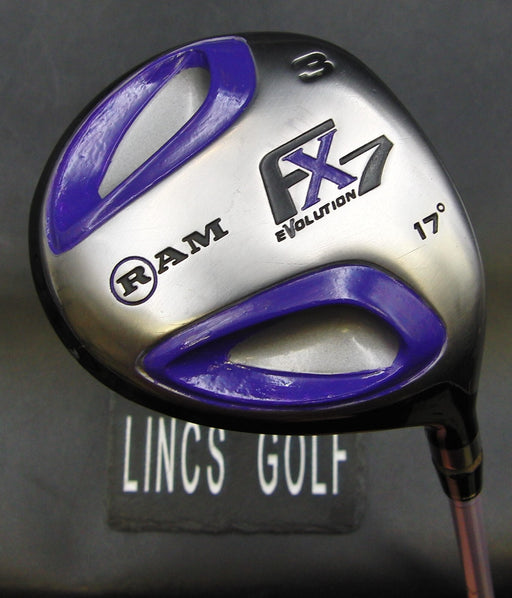 Ladies Ram FX7 Evolution 17° 3 Wood Ladies Graphite Shaft Ram Grip