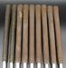 RARE Black Set of 9 x Lynx Parallax Irons 3-SW Stiff Steel Shafts Mixed Grips