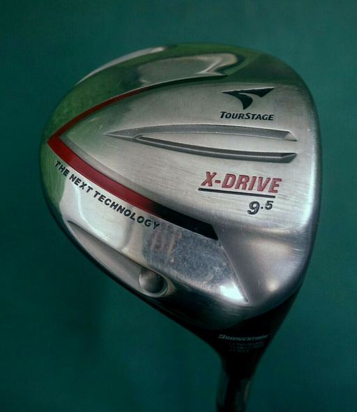 Bridgestone Tour Stage X Drive 9.5° Driver Stiff Graphite Shaft Golf Pride Grip