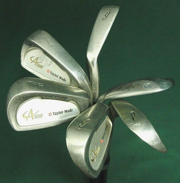 Set of 6 x TaylorMade A1000 Irons 6-PW & Beam SW Regular Graphite Shafts