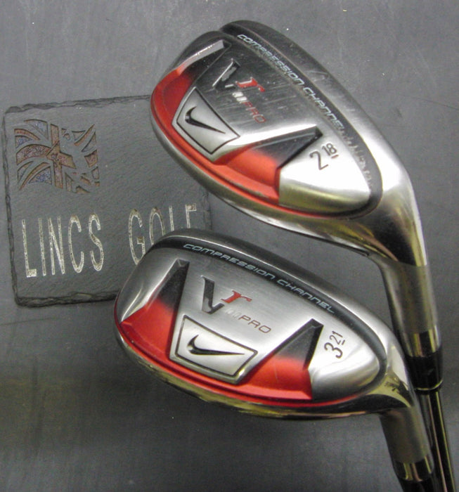 Set of 2 Nike VR II Pro 18° 2 & 21° 3 Hybrids Stiff Steel Shafts*