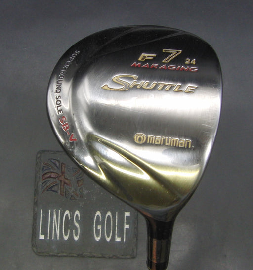 Ladies Maruman Shuttle Maraging 24° 7 Wood Ladies Graphite Shaft Black Grip
