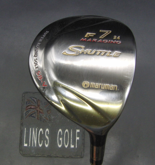 Ladies Maruman Shuttle Maraging 24° 7 Wood Ladies Graphite Shaft Black Grip