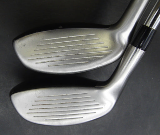 Set of 2 Mizuno CLK FLI-HI 3+4 Hybrids Stiff Steel Shafts GolfPride Grips