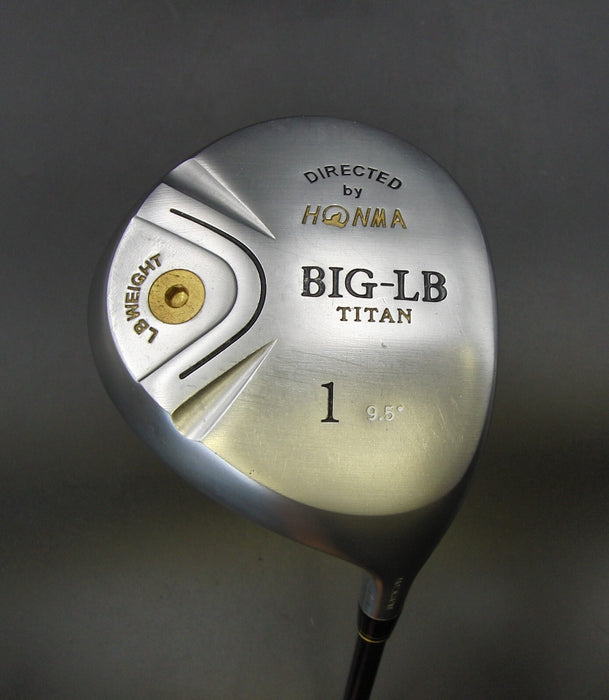 Honma BIG-LB Titan 9.5 Degree Wood/Driver Stiff Graphite Shaft Perfect Pro Grip