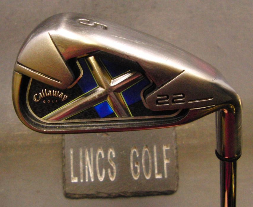 Callaway X22 5 Iron Uniflex Steel Shaft Psyko Grip