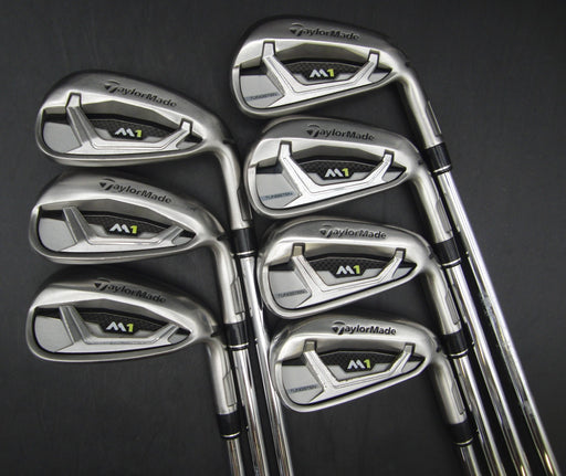 Set of 7x TaylorMade M1 2017 Irons 4-PW Stiff Steel Shafts with Grips