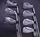 Set of 7x TaylorMade R9 Forged Irons 4-PW Stiff Steel Shafts GolfPride Grips