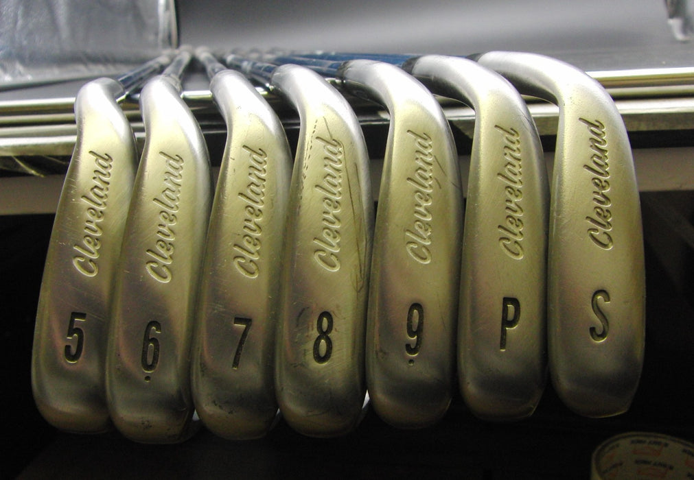 Set of 7 Cleveland CG-C 5-SW Regular Graphite Shafts Cleveland Grips*