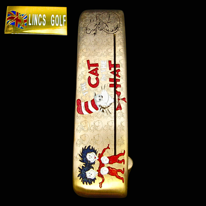Custom Milled Cat in The Hat Themed Ping Anser Putter 89cm Graphite Shaft