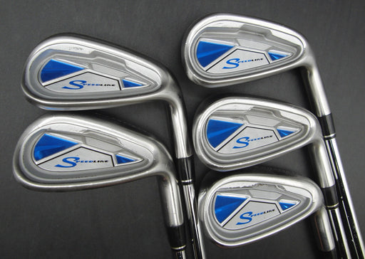 Set of 5x Adams Golf SpeedLine Irons 6-PW Uniflex Steel Shafts Adams Golf Grips