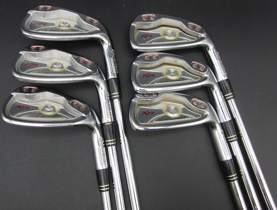 Set of 6x TaylorMade XR 5-PW Irons Stiff Steel Shafts TaylorMade Grips