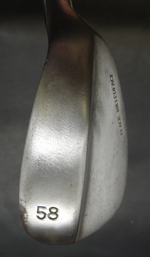 Unbranded Black Milled Face 58° Sand Wedge Regular Steel Shaft Golf Pride Grip