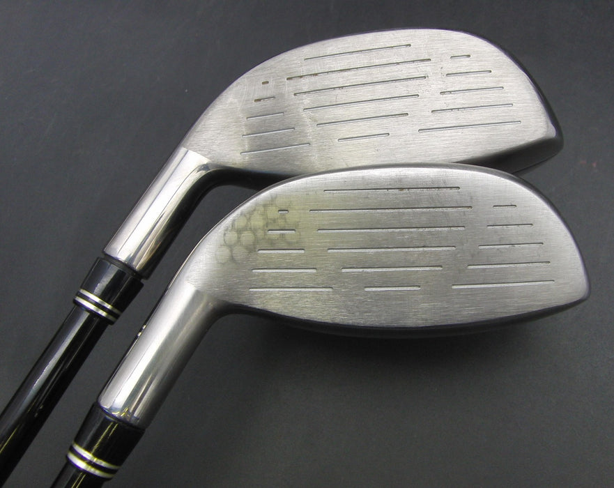 Set of 2 Cobra S3 Max 4 Hybrid + 5 Hybrid Stiff Graphite Shafts Black Grips + HC