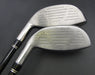 Set of 2 Cobra S3 Max 4 Hybrid + 5 Hybrid Stiff Graphite Shafts Black Grips + HC