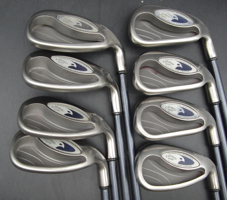 Set of Callaway Golf Irons 5-GW + 10 Callaway Driver + 3 Wood + 5 Wood + Putter*