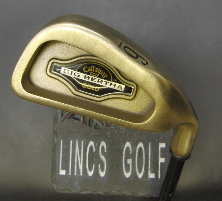 Callaway Big Bertha Gold 6 Iron Regular Graphite Shaft Golf Pride Grip