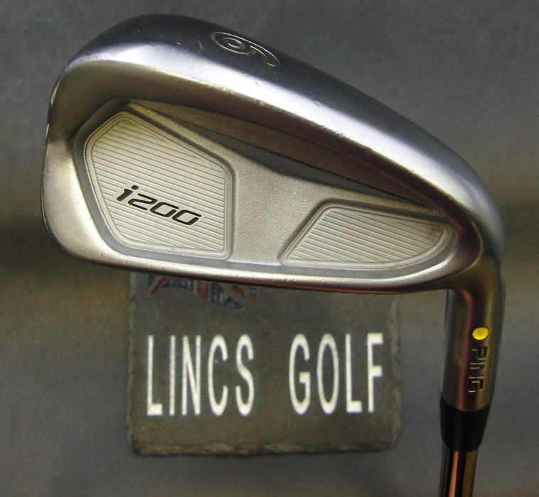 Ping i200 Yellow Dot 6 Iron Stiff Steel Shaft Golf Pride Align Grip