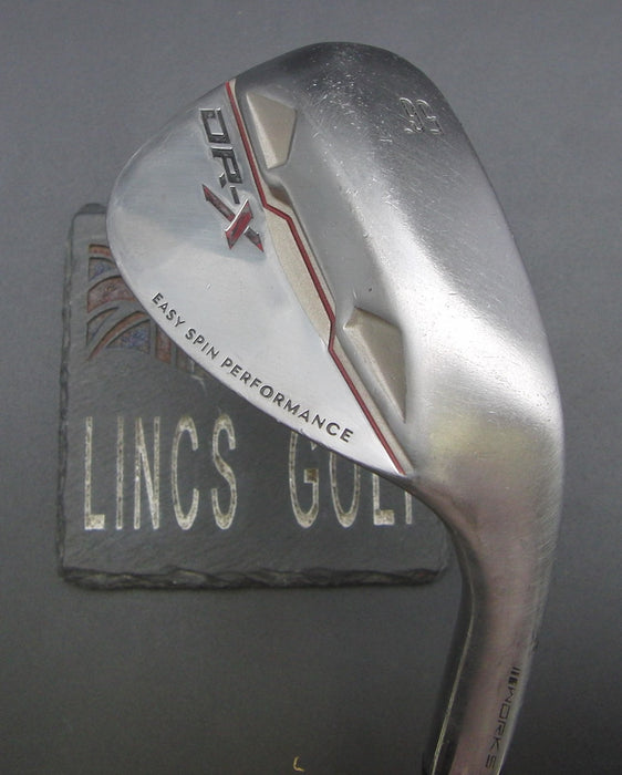 Works DR-X 56° Sand Wedge Regular Steel Shaft Black Grip