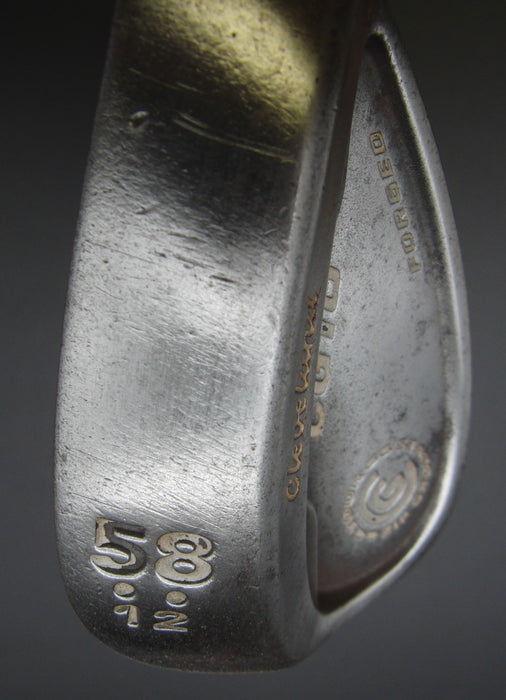 Cleveland CG16 Forged 58° Sand Wedge Stiff Steel Shaft Cleveland Grip