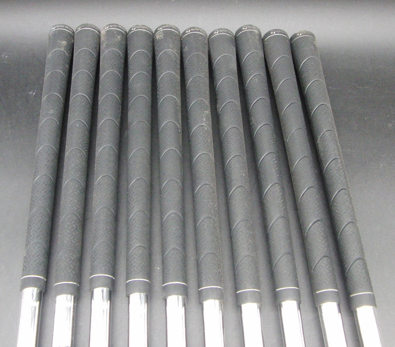 Set of 10x TaylorMade R5 XL 3-SW + AW Irons Stiff Steel Shafts TaylorMade Grips