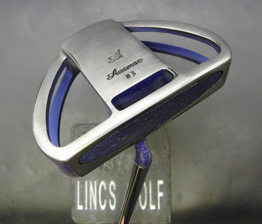 Ausmac #3 Putter Steel Shaft 86.5cm Length Psyko Grip