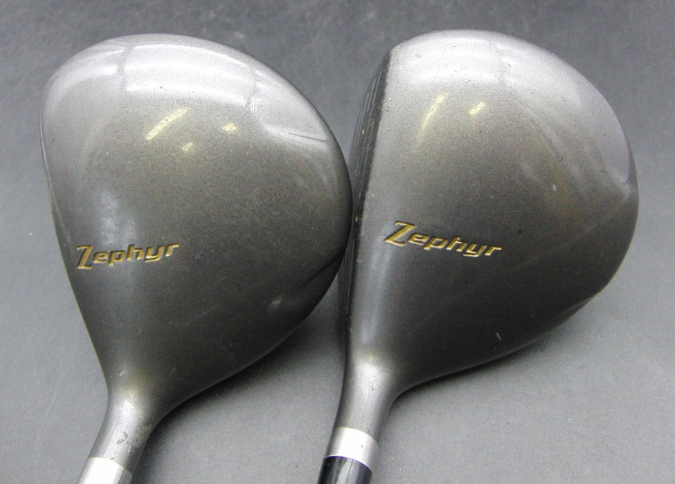 Set of 2 Mizuno Zephyr 240 RV 16° 3 Wood + 19° 4 Wood Regular Graphite Shafts