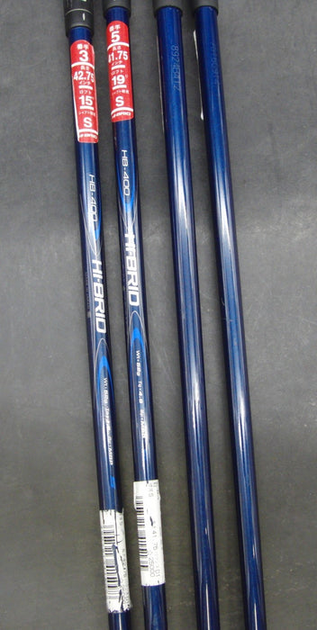 Set of 4 Hi Brid EZ Impact Power Matching 10.5° 1 Driver+15 °3+17° 4+19° 5 Woods